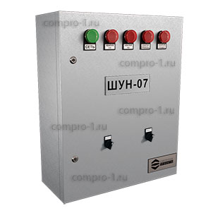 Шкаф управления насосами ШУН-7-2-30.3-GSM вид снаружи